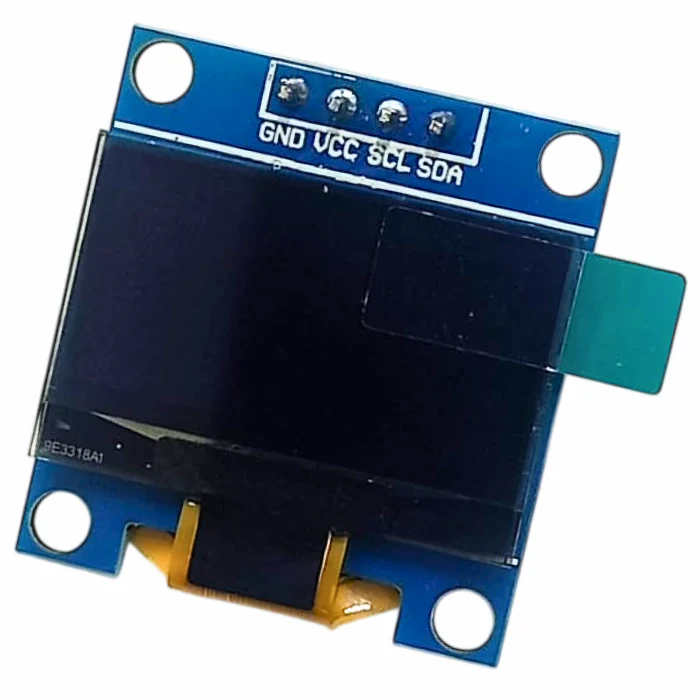 0.96 Inch OLED Display Module SPI/I2C 4pin Blue Color - Image 3