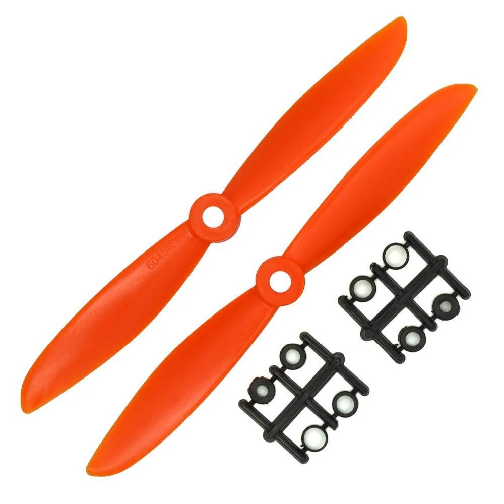 1 Pair Quadcopter 1045 Carbon Fiber CW CCW Propeller for DJI F450 10x4.5 Orange - Image 2