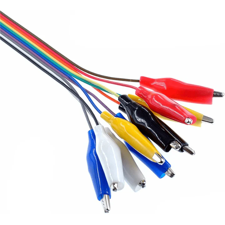 10-Pin Alligator Clip to Male Jumper Wire for Test Lead (20 cm) - Image 5