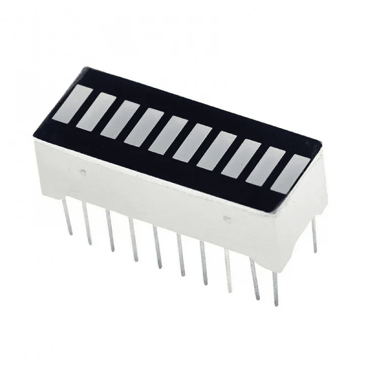 10 Segments 4 Colors Stripe Digital Bar Graph Display - Image 2