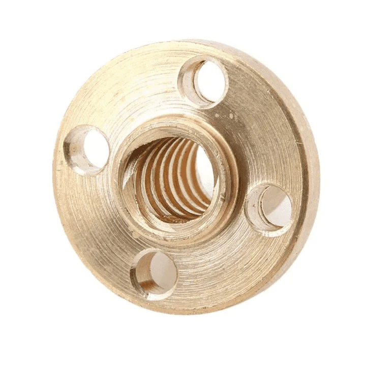 1000mm Trapezoidal 4 Start Lead Screw 8mm Thread 2mm Pitch Lead Screw with Copper Nut - Image 4