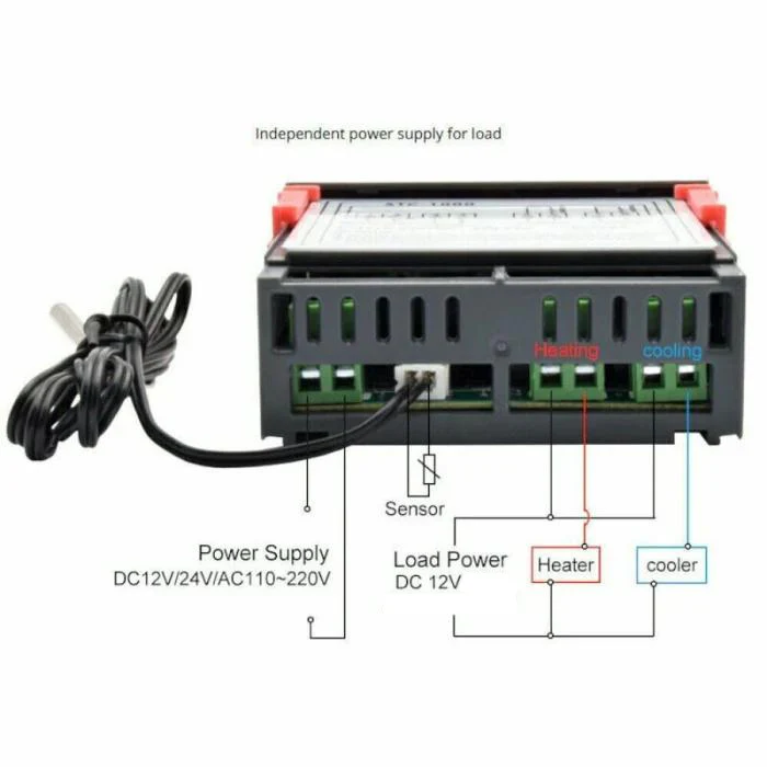 10A 220V Mini Digital Air Humidity Controller - Image 3