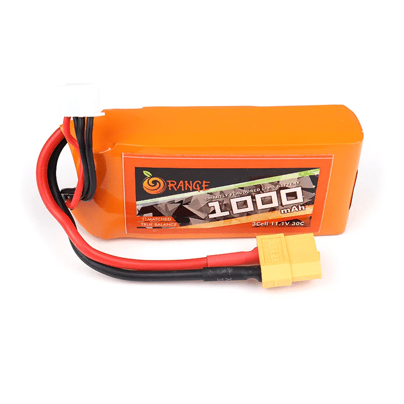 11.1 V 1000mAh Orange Lithium Polymer Battery Pack - Image 3