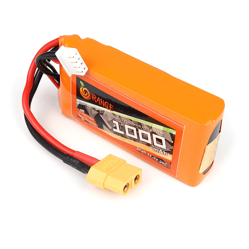 11.1 V 1000mAh Orange Lithium Polymer Battery Pack - Image 4