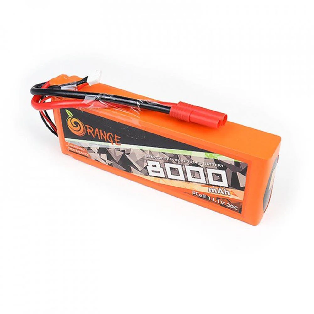 11.1 V 8000mAh Orange Lithium Polymer Battery - Image 2