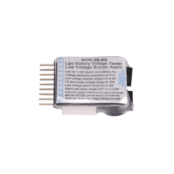 11.1V 25C 2200 mAh ABSD Lipo Battery With B3AC Lipo Battery Charger And QP38 1-8S Li-Po Battery Voltage Tester - Image 4