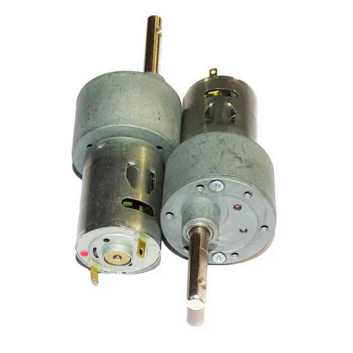 12V DC Johnson Geared Motor 60 RPM (Grade B) - Image 3