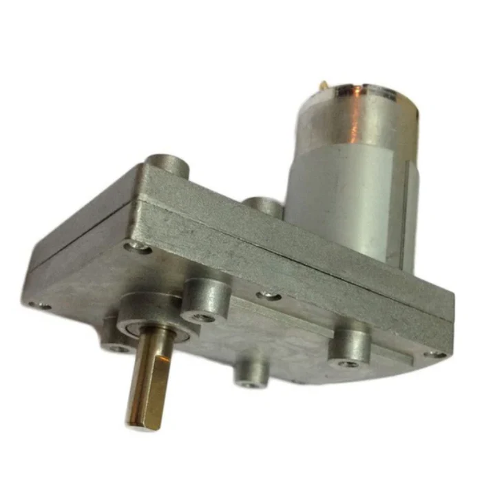 150 RPM DC 12v Rectangular Geared Motor with High Torque