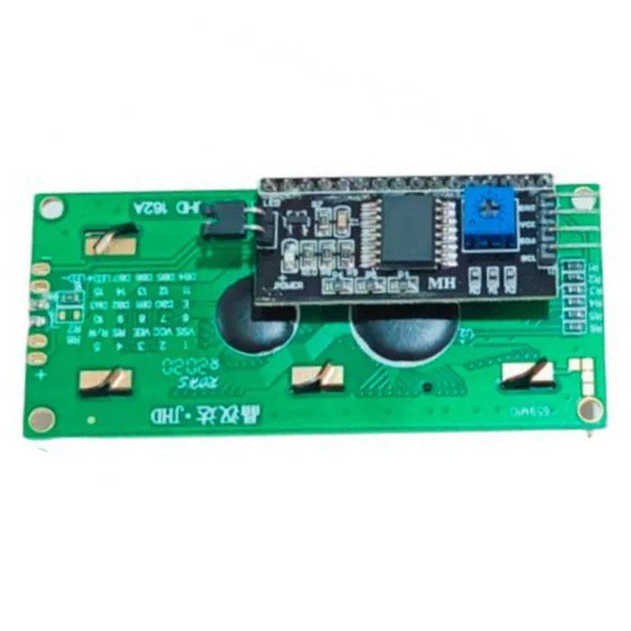 16x2 Green LCD with Soldered I2C/IIC Interface - Image 2