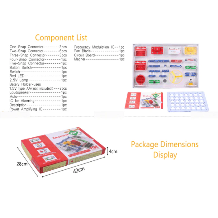 198 Experiments Electronics Kit - Image 4