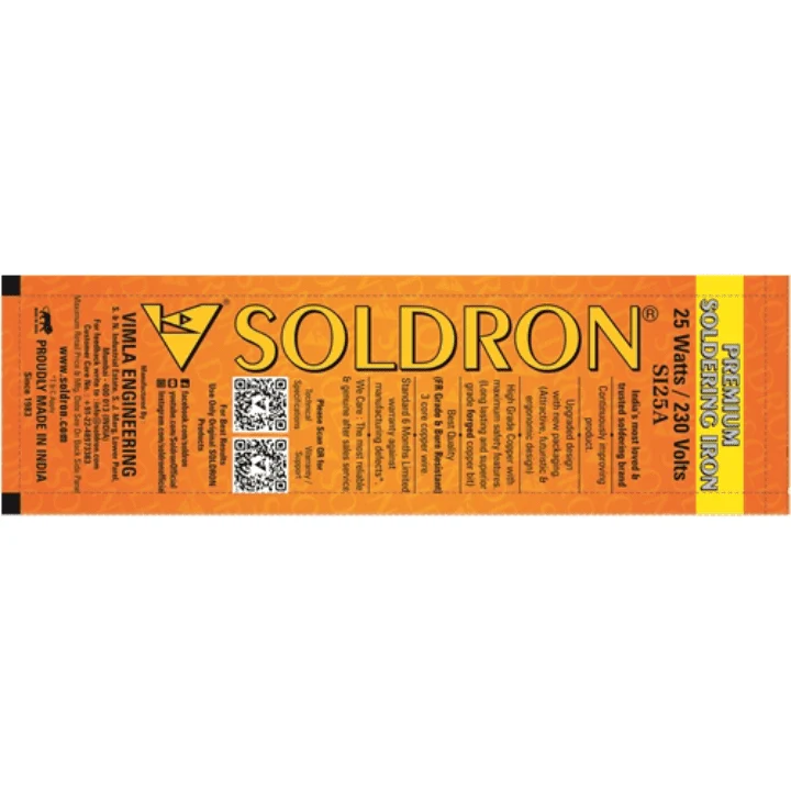 230V 25W Soldron Soldering Iron - Image 5