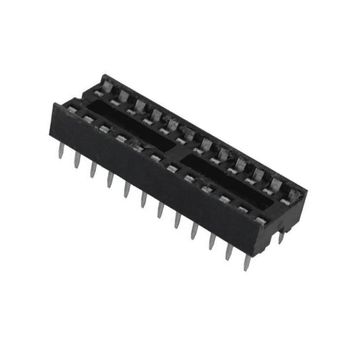 24 Pin Narrow IC Base (Pack of 5) - Image 2