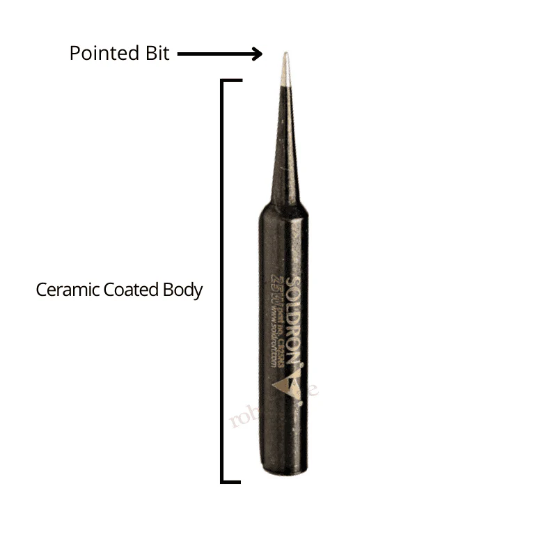 25W Ceramic Coated Needle Delux Long Life Bit For Soldron 25w Soldering Iron - CB25N3 - Image 2