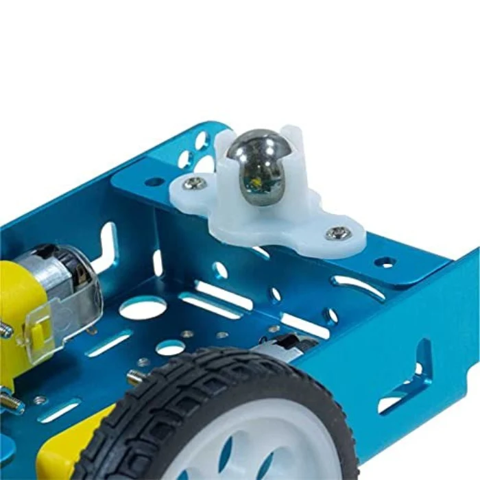 2WD DIY Aluminum Alloy Smart Robot Car Chassis Kit - Blue Colour - Image 6