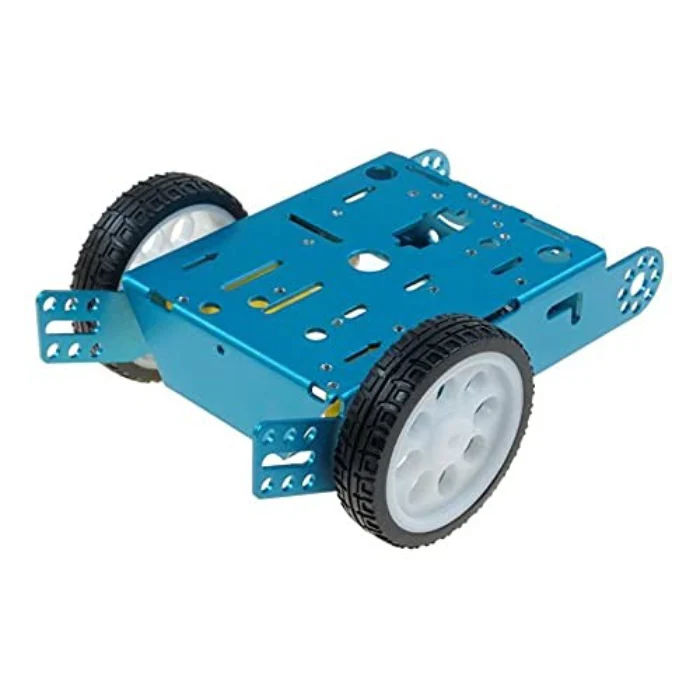 2WD DIY Aluminum Alloy Smart Robot Car Chassis Kit - Blue Colour - Image 7