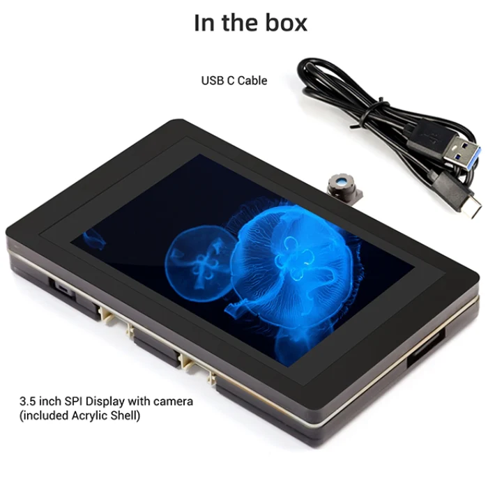 ELECROW ESP32 Terminal- 3.5 inch 480×320 SPI TFT capacitive touch display with OV2640 camera - Image 4
