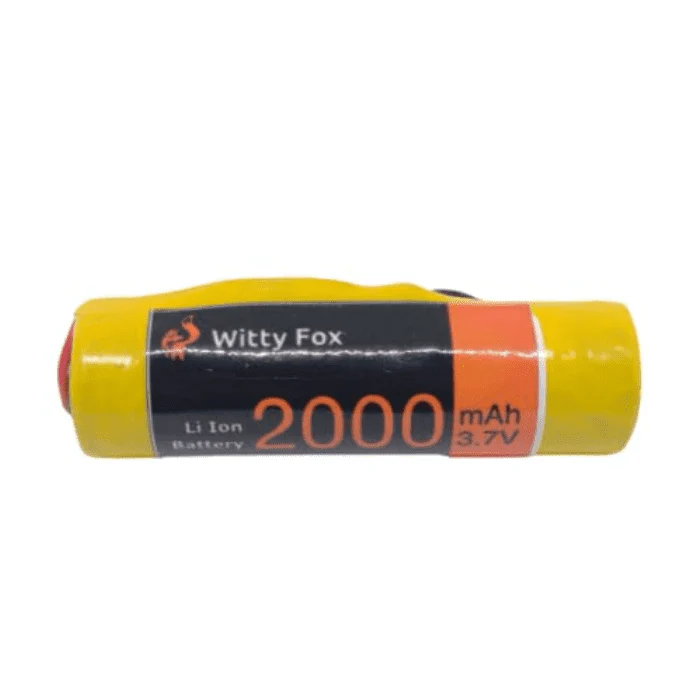 Witty Fox 3.7V 2000 mAh Li-ion GPS Cylindrical Battery - Image 2