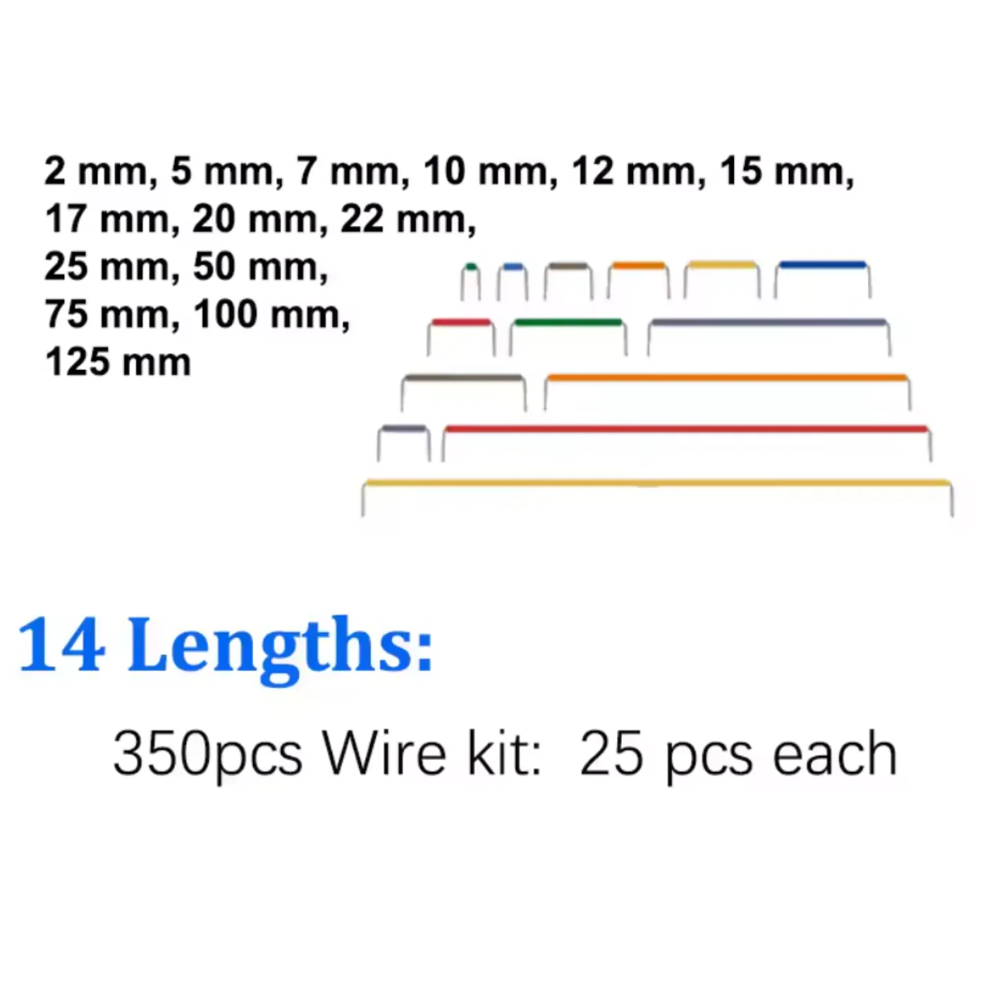 350PCS Breadboard Assorted Copper Jumper Wire Kit - Image 3