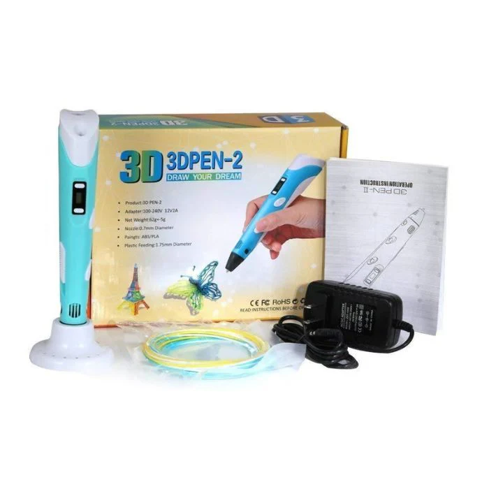 3D Printing Pen with Filament, Adapter and Manual - Image 4