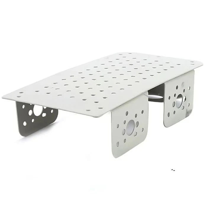 4 Wheel Drive Gray Chassis with Castor Wheel Slot - Image 3