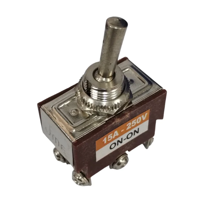 DPDT 6 Pin Toggle Switch ON-OFF-ON (15A 250V) - Image 2