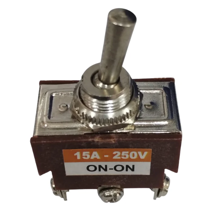 DPDT 6 Pin Toggle Switch ON-OFF-ON (15A 250V) - Image 3