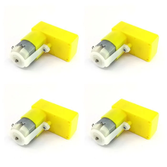 60 RPM L Shaped Single Shaft BO Motor - Image 2