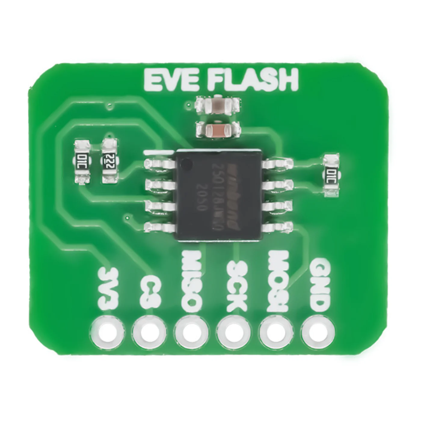 7Semi 128Mbit SPI Flash Memory Breakout Board - W25Q128JWSIQ - Image 2