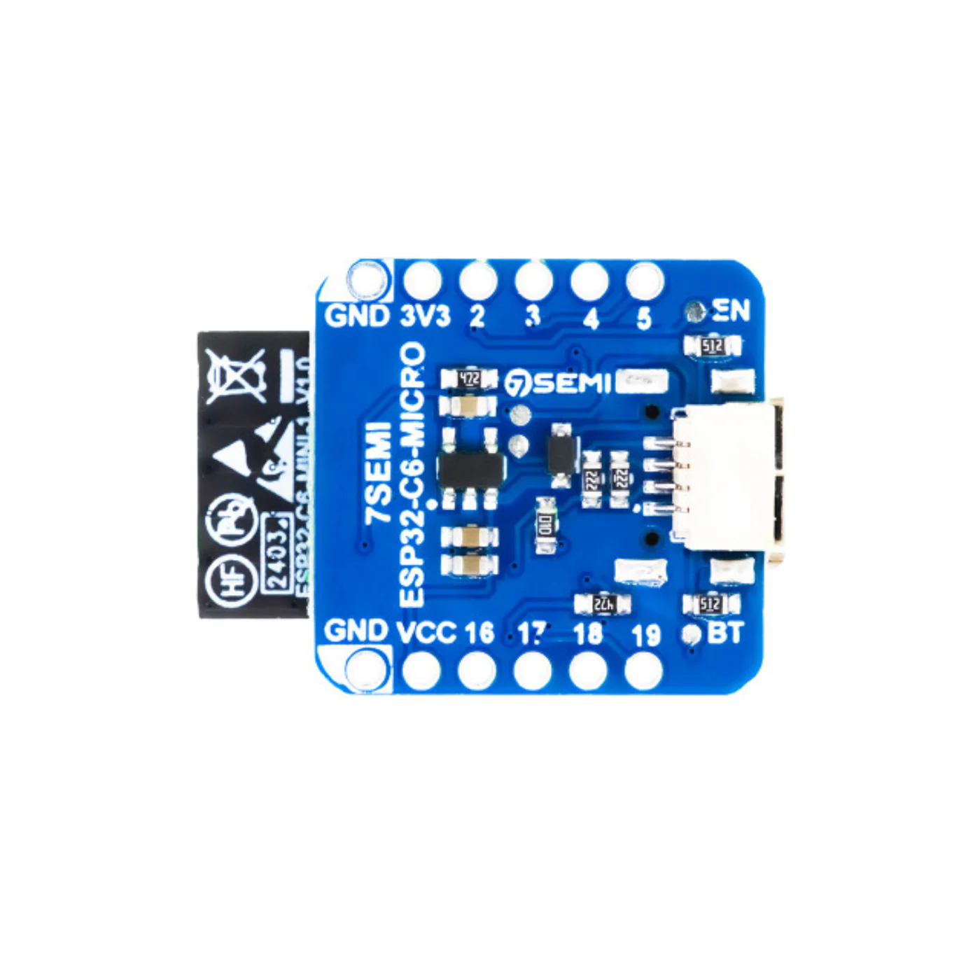 7Semi ESP32-C6 Mini Wifi Development Board Qwiic - Image 3
