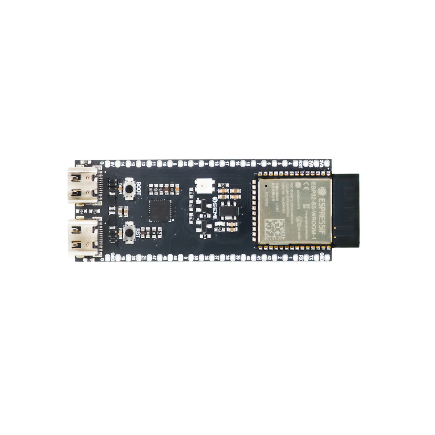 7Semi ESP32-S3-Dev-BoardC-1-N8R2 WiFi, Bluetooth, Dual USB-C, RGB LED - Image 2