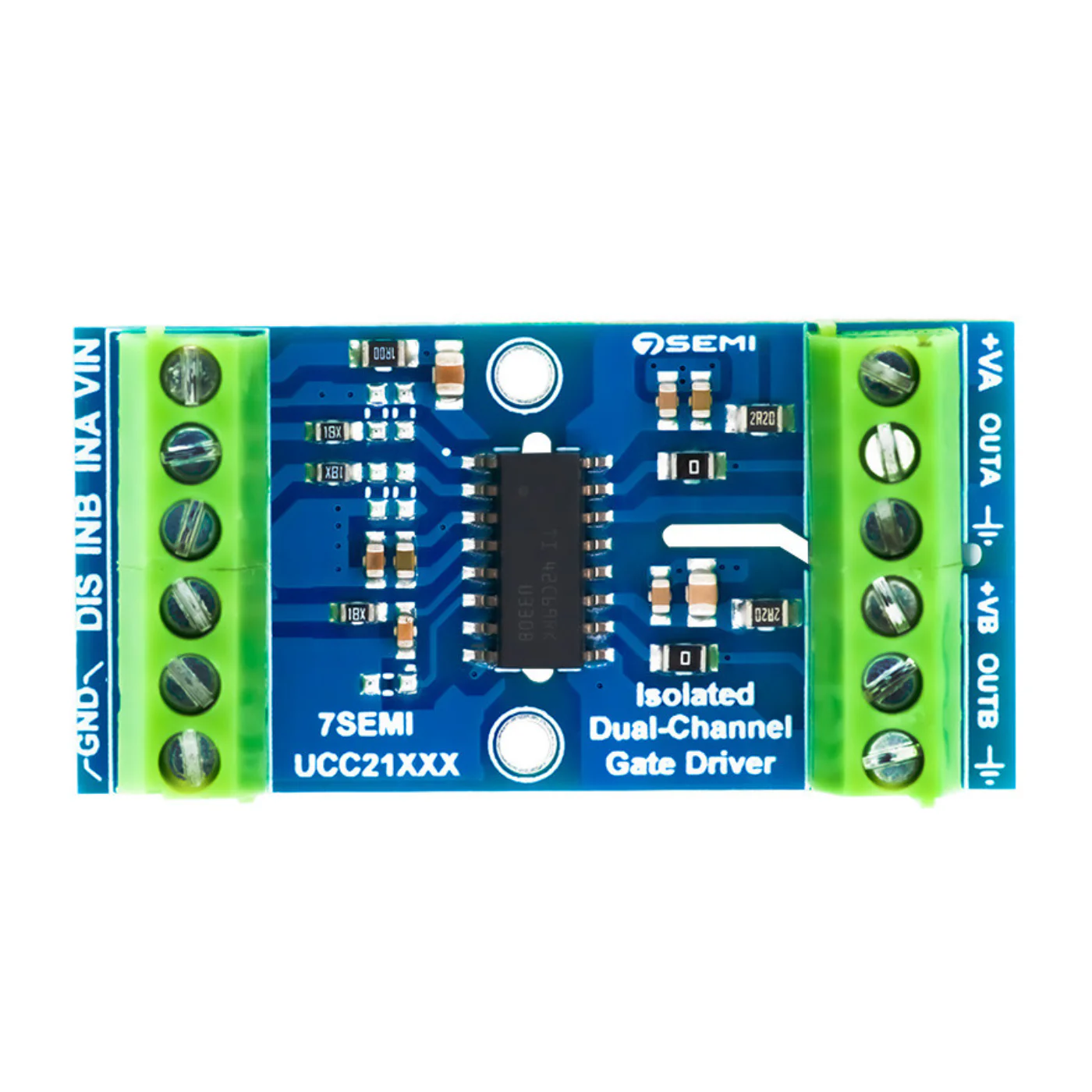 7Semi UCC21330 Dual-channel Isolated Gate Driver Breakout Board - Image 3