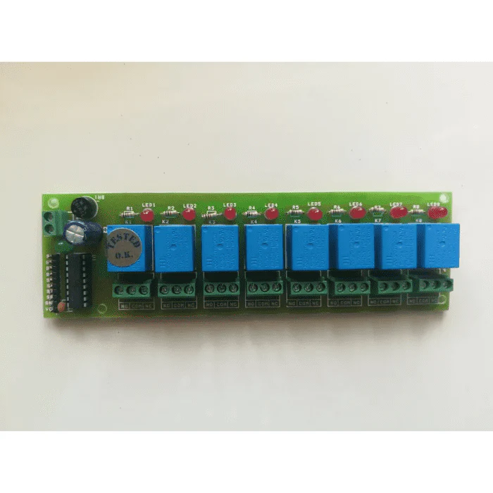 8-CH 12V ULN2003 Based Relay Board - Image 2