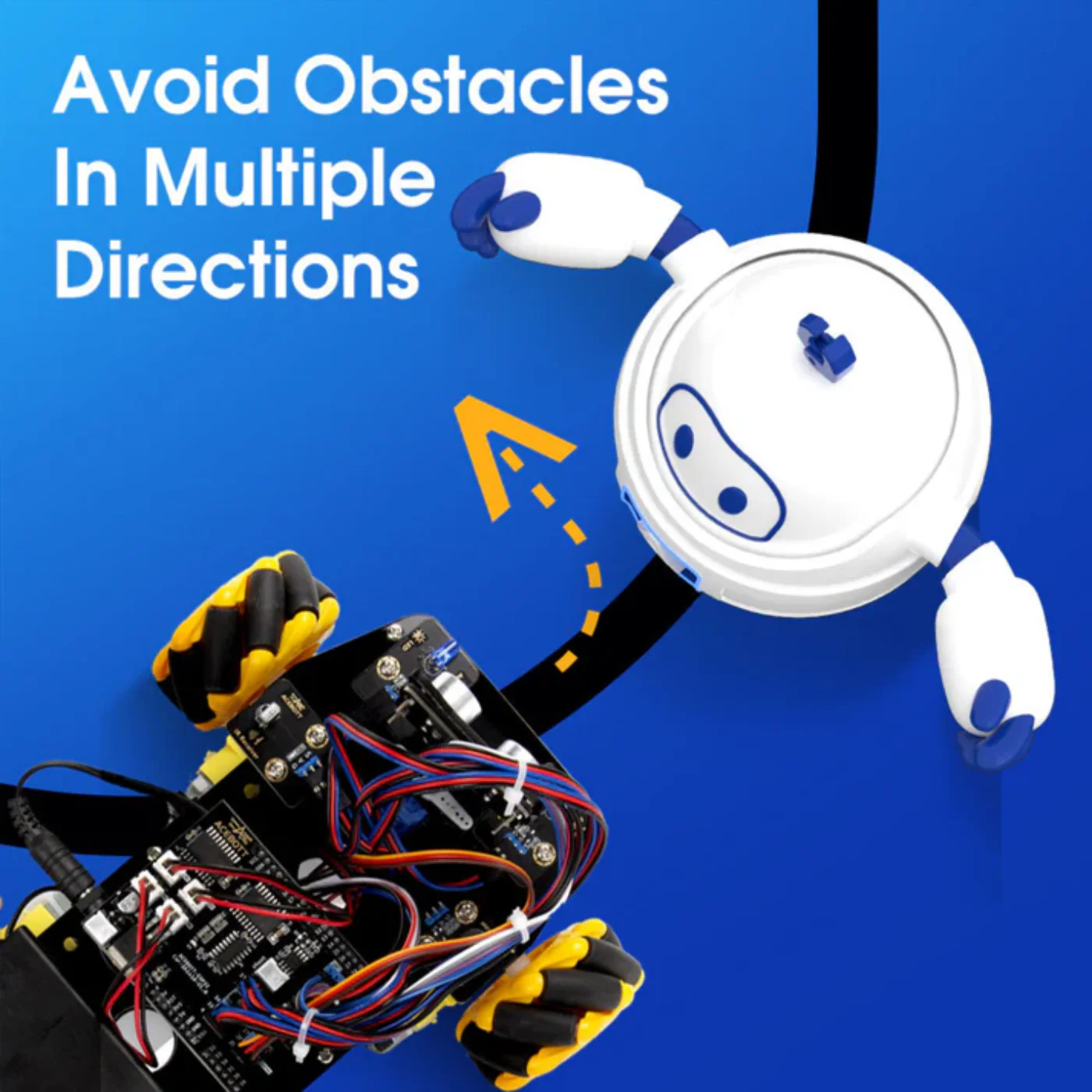 ACEBOTT QD001 ESP32 4WD Smart Robot Car Kit for Arduino - Image 7