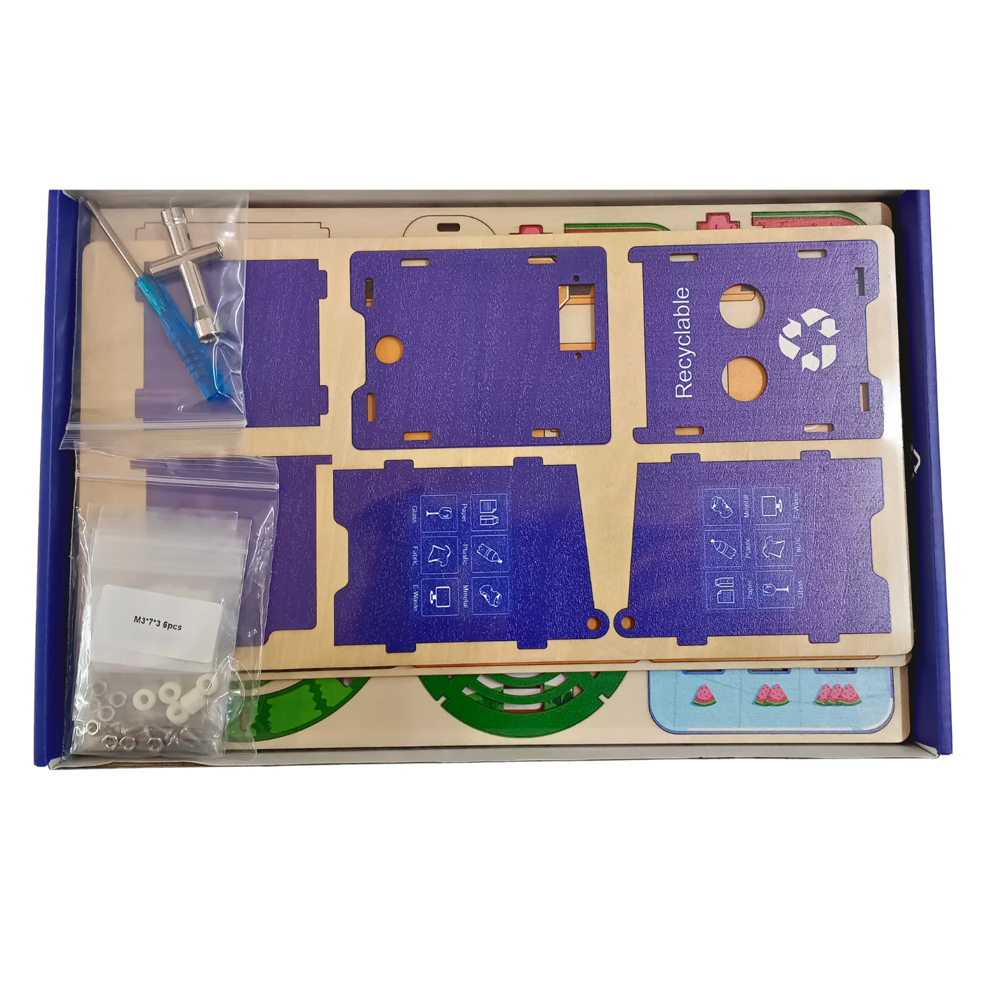 ACEBOTT QE201 Wooden Board for ESP32 Basic Starter Kit (Expansion Pack) - Image 2