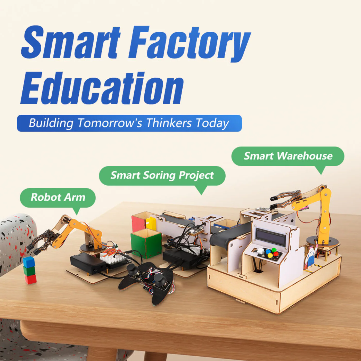 ACEBOTT QE031 Smart Factory STEM Education Kit Level 1 - Image 5