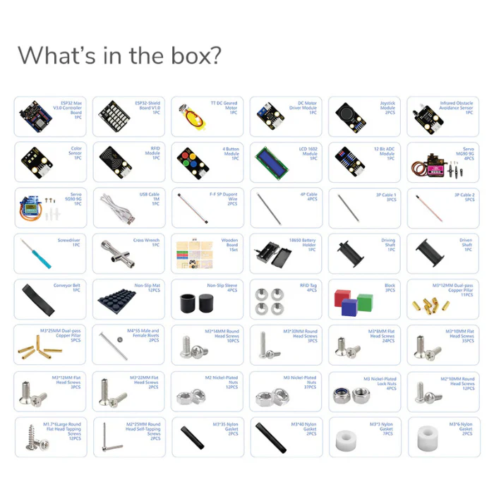 ACEBOTT QE031 Smart Factory STEM Education Kit Level 1 - Image 8