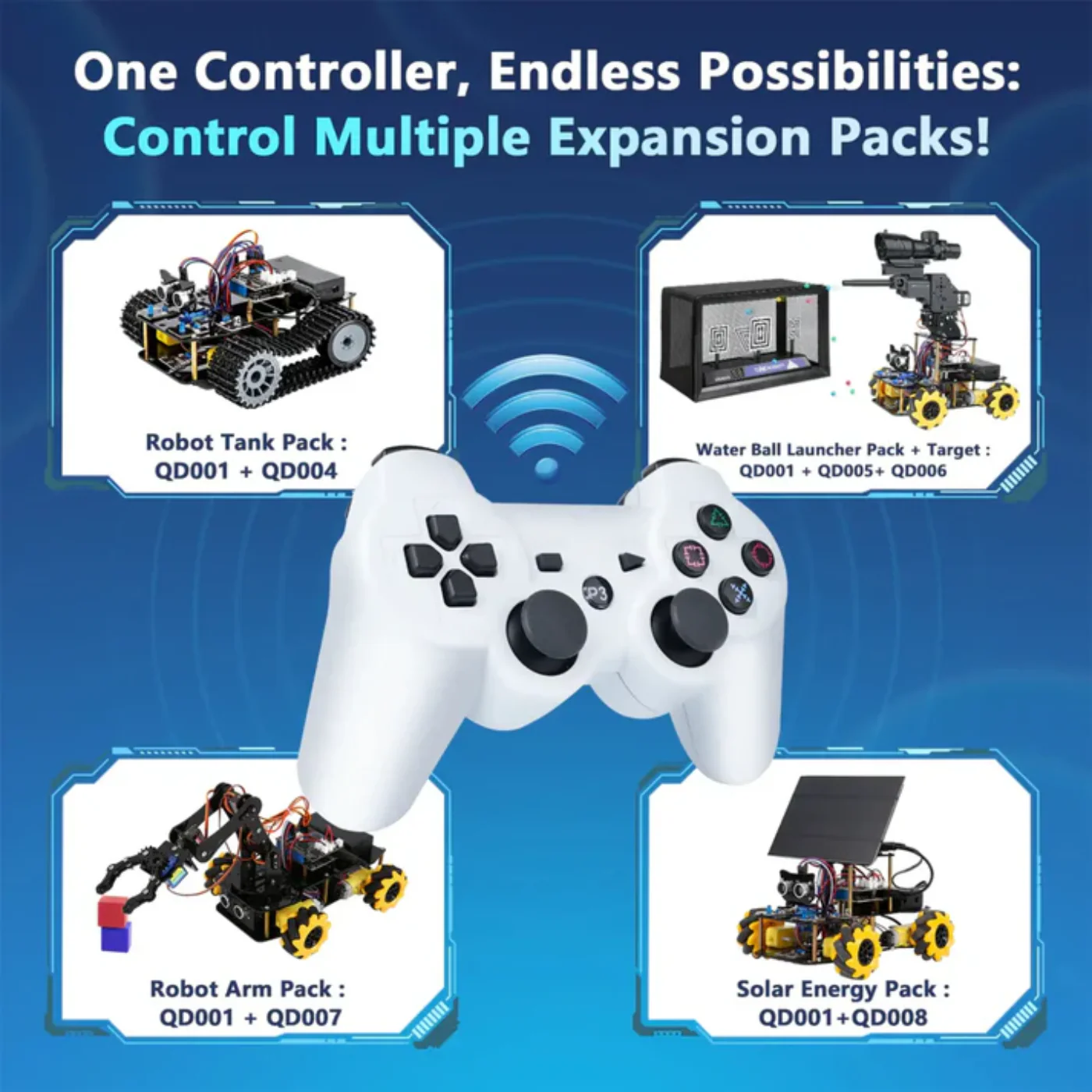 ACEBOTT QD010 Wireless Controller for Robot Car kit with Bluetooth Controller Expansion Pack - Image 5