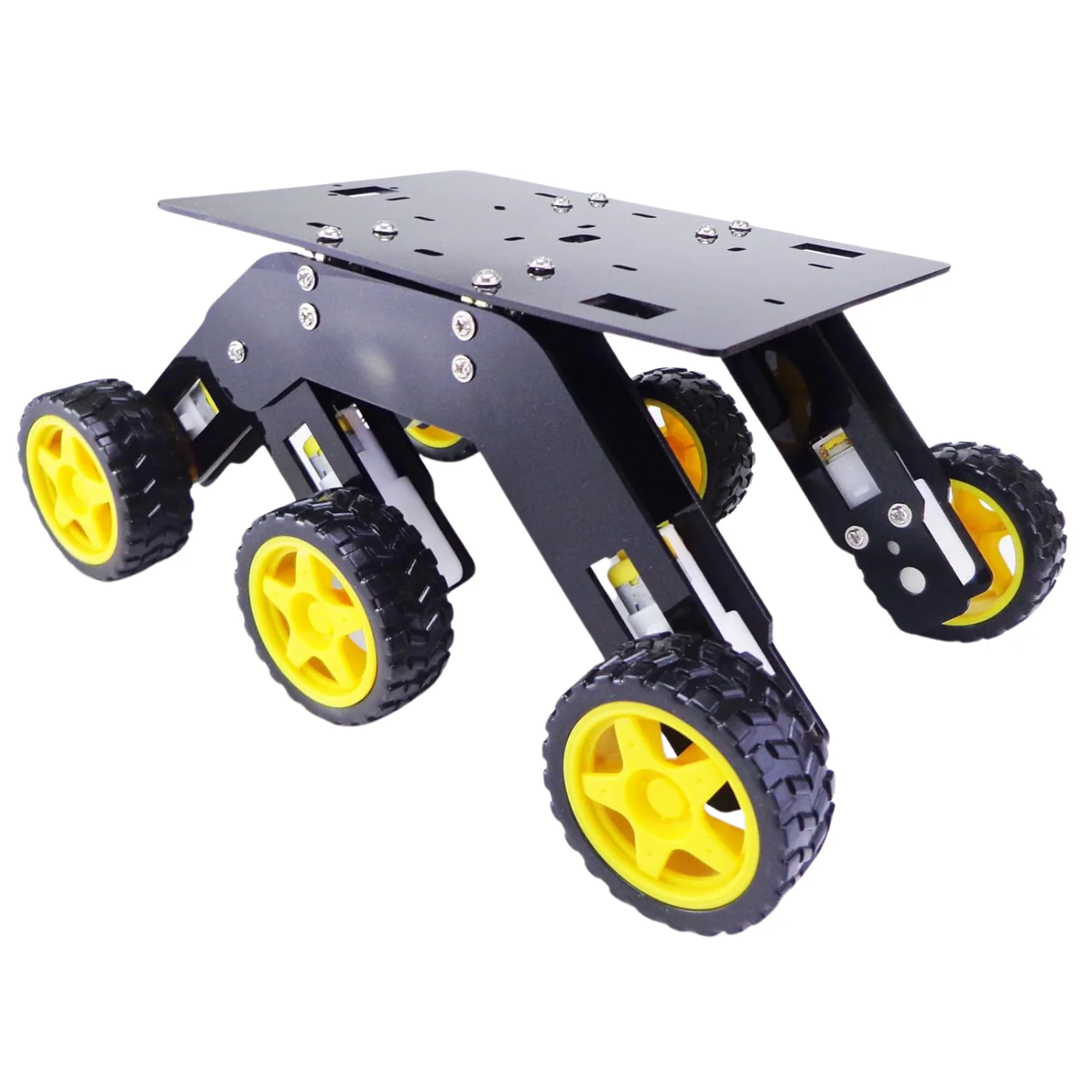 Acrylic 6WD Curious Rover Chassis DIY Robotics Kit - Image 4