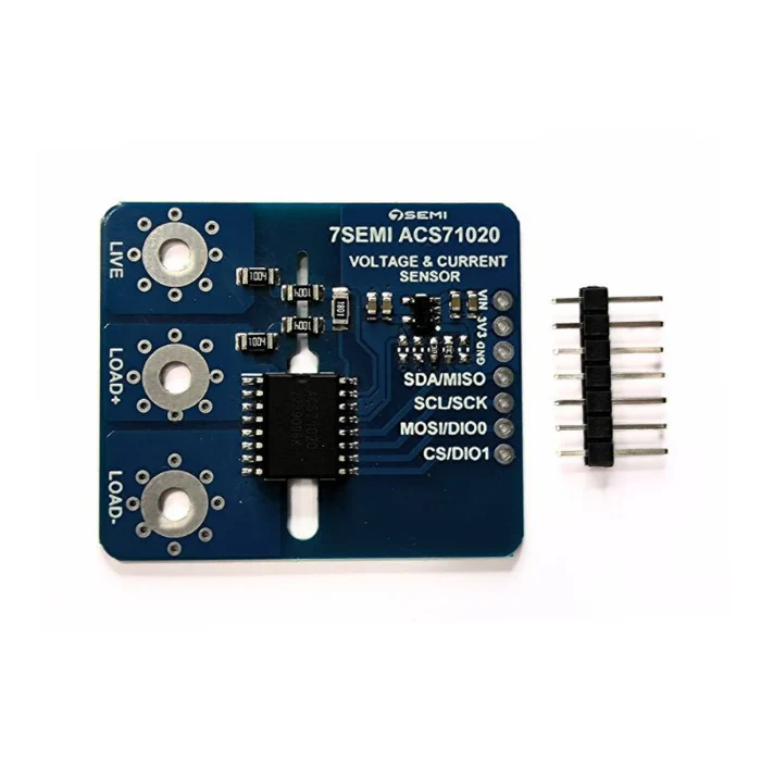 ACS71020 Hall-effect Power Sensing and Overcurrent Detection Breakout -7Semi