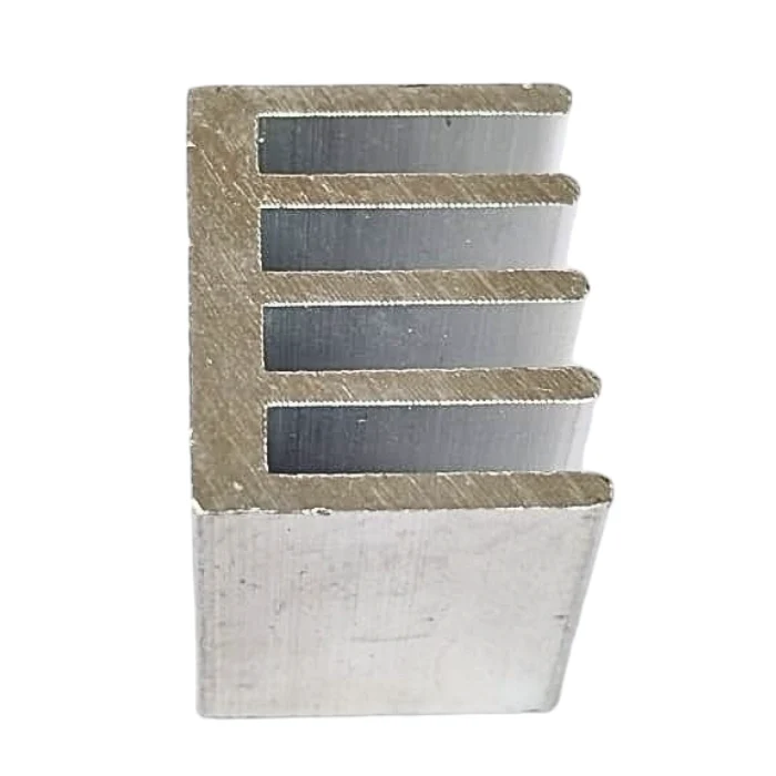 Aluminium Heatsink 19mmx19mmx15mm Silver Tone - Image 3