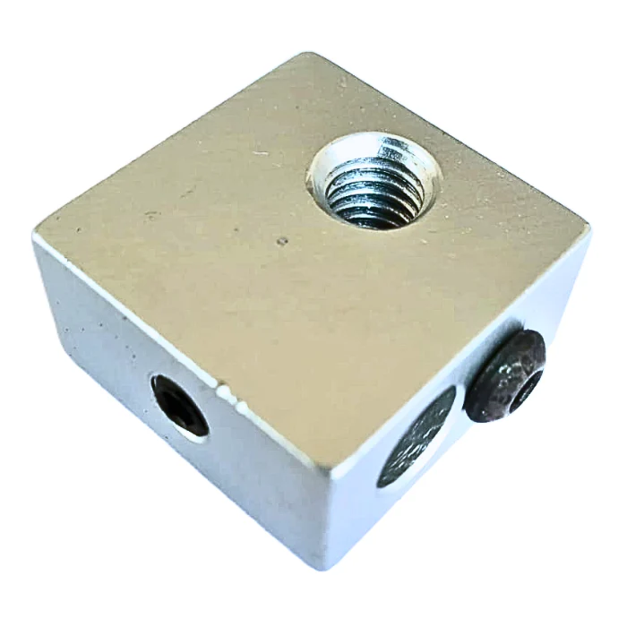 Aluminium Hot End Heating Block MK8 For 3D Printers - Image 2