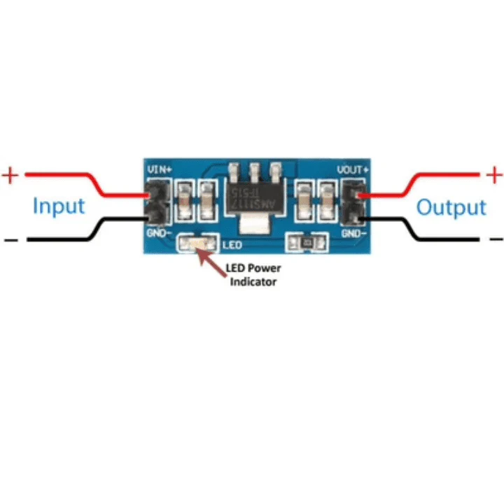 AMS1117 5V Step-Down Power Supply Module - Image 4