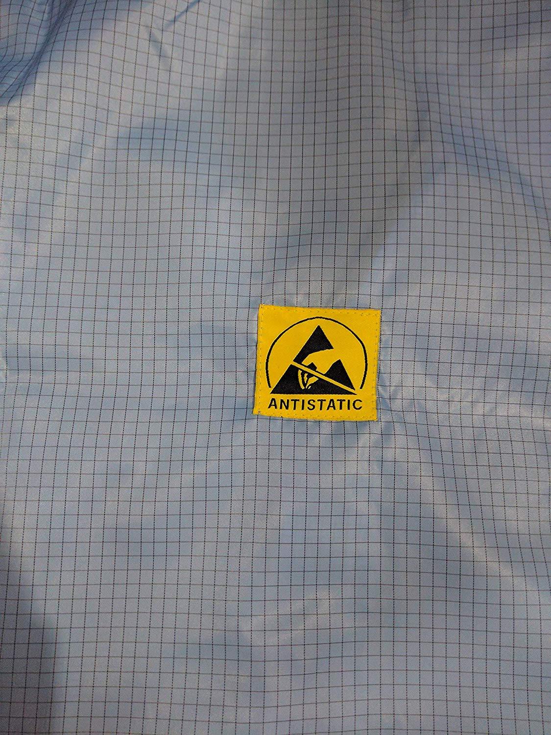 Anti-Static [ESD] Safe Unisex Lab Coat (Blue) - Image 3
