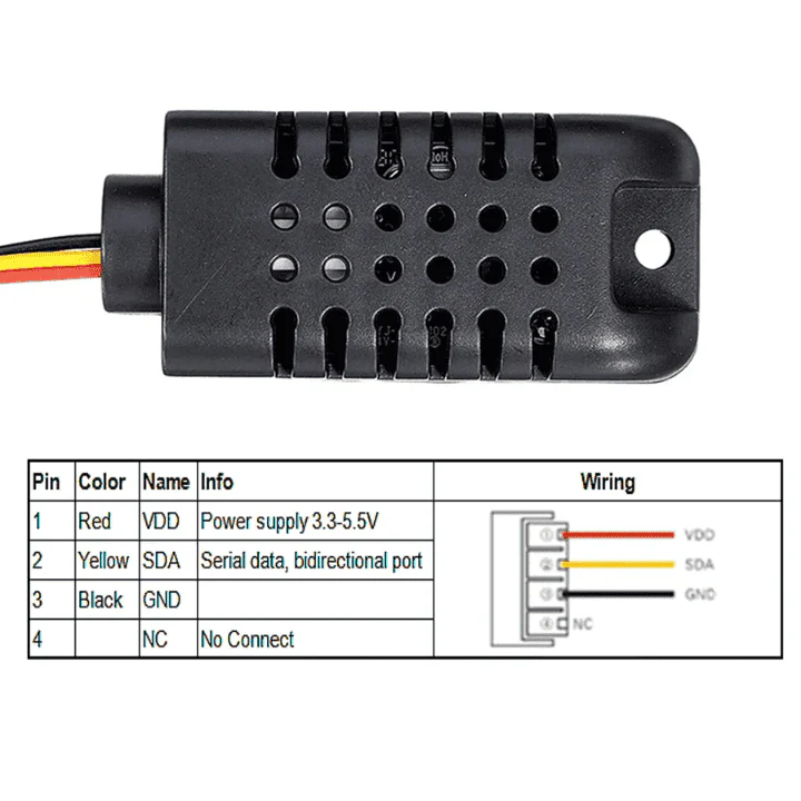 AM2301 Temperature & Humidity Sensor - Image 3
