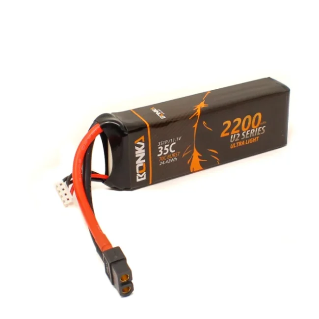 11.1V 2200mAh 35C 3S1P Bonka Lipo Battery - Image 7