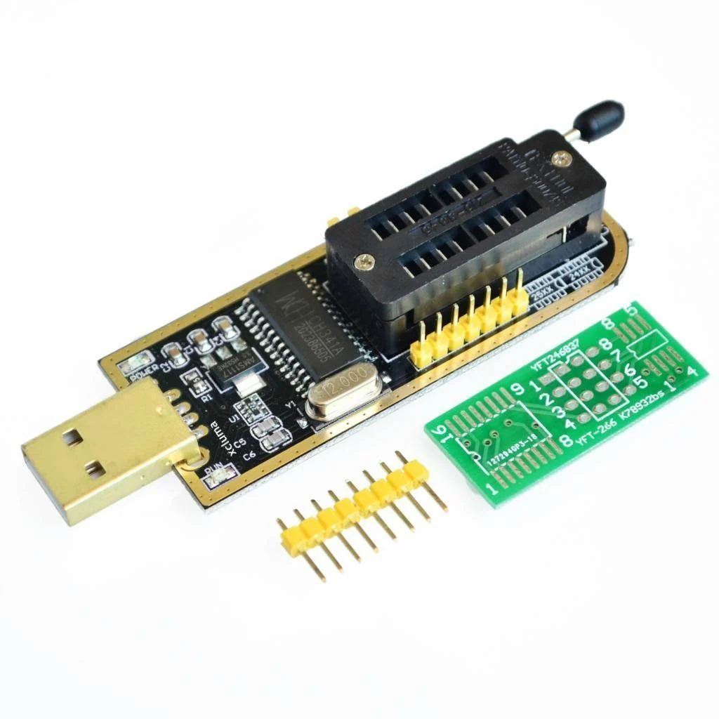 CH341A 24 25 Series Burner Chip EEPROM BIOS Writer Flash Board Programmer