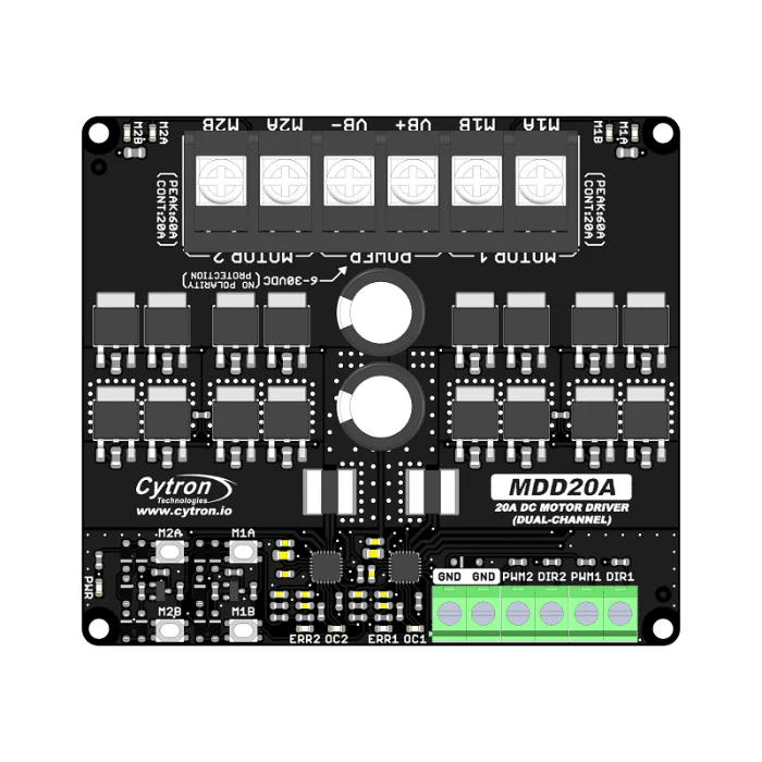 Cytron 20Amp 6V-30V Dual Channel DC Motor Driver - Image 2