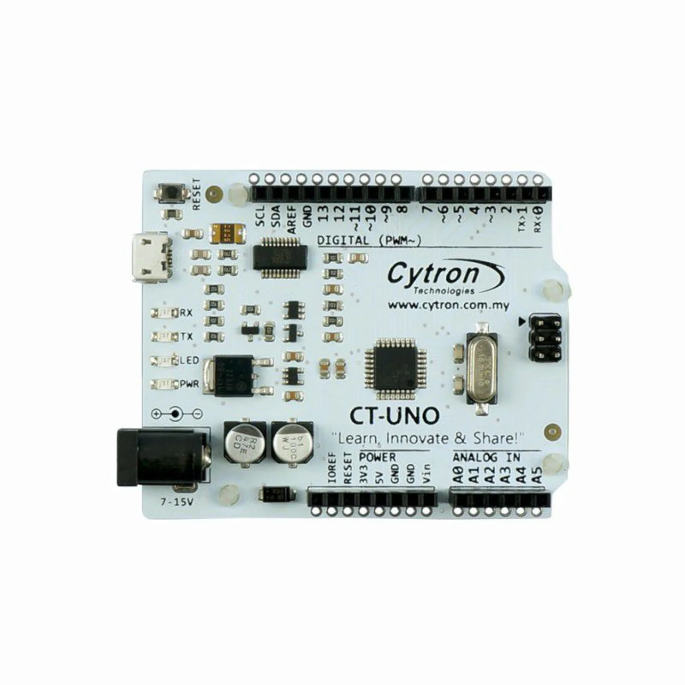 Cytron UNO – Arduino UNO Compatible Board with USB Micro-B - Image 2