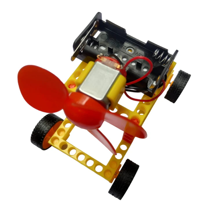 DIY Colorful Wind Generator Car - Image 5