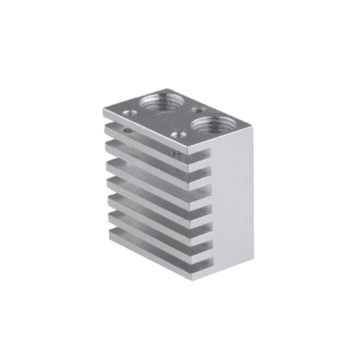 3D Printer 2 in 1 J-Head Heat Sink V6 Extruder Double Head Aluminum Block Heatsink for E3d 3D Printer - Image 3